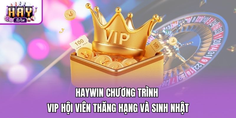 Haywin chương trình VIP hội viên thăng hạng và sinh nhật